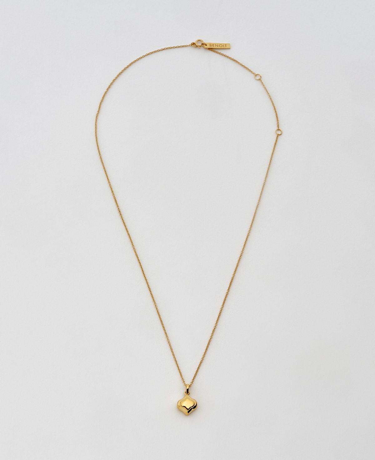 베누아(BENOIT) NK06GL Double Clover Pendant [Gold]