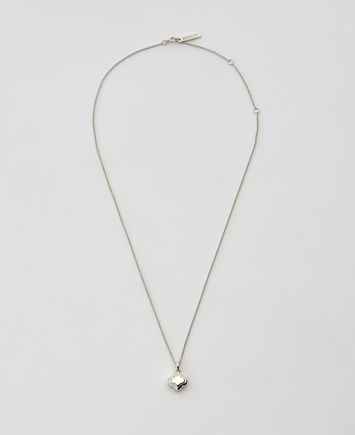 베누아(BENOIT) NK06SL Double Clover Pendant [Silver]