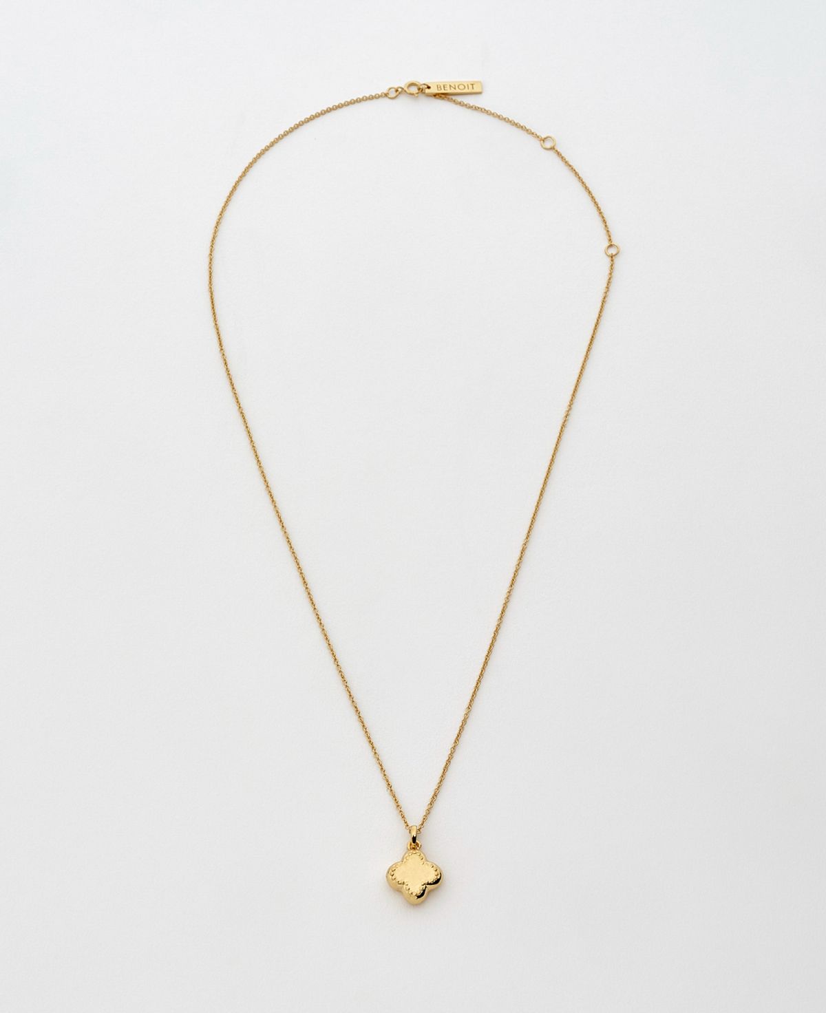 베누아(BENOIT) NK08GL Flower Dot Pendant [Gold]