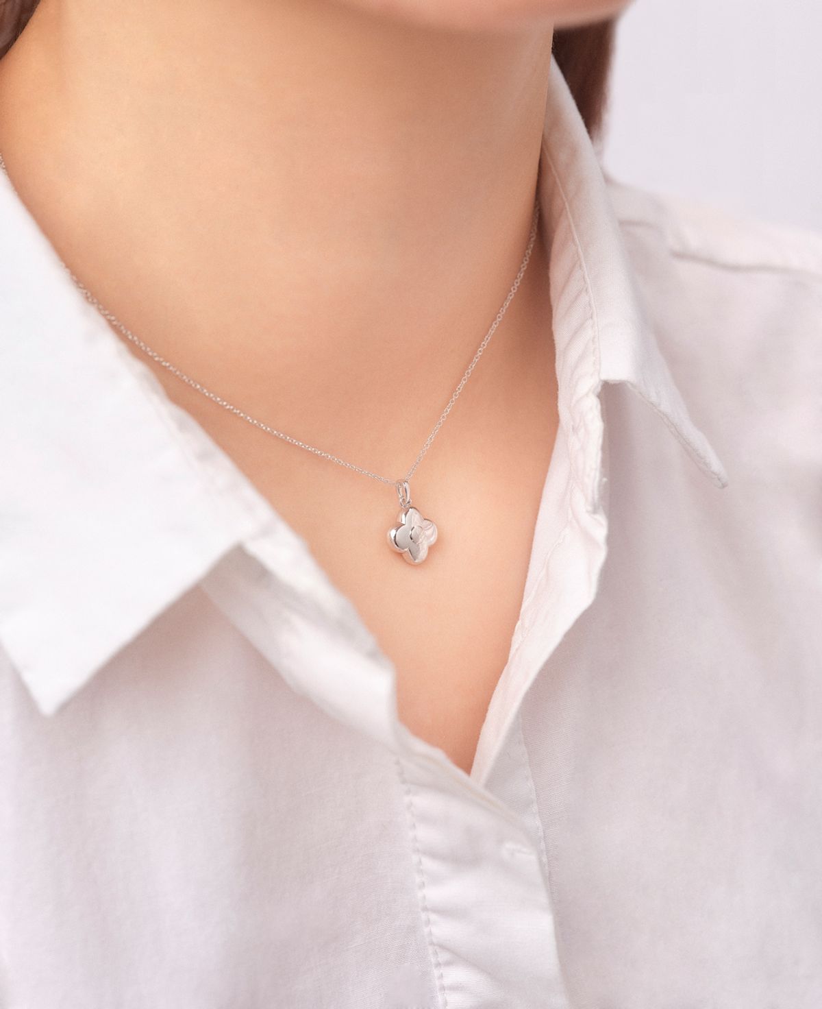 베누아(BENOIT) NK09SL Benoit Flower Pendant [Silver]