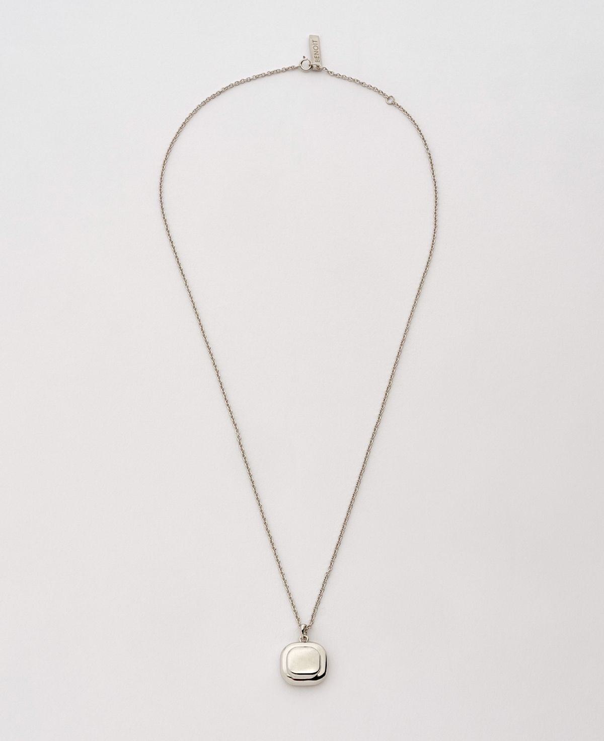 베누아(BENOIT) NK10SL Large Square Pendant [Silver]