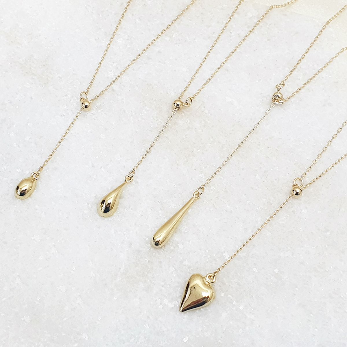 베스티(BESTY) [18k골드무니켈도금] 이터널 세레니티 슬라이드 목걸이 (Eternal Serenity Slide Necklace)