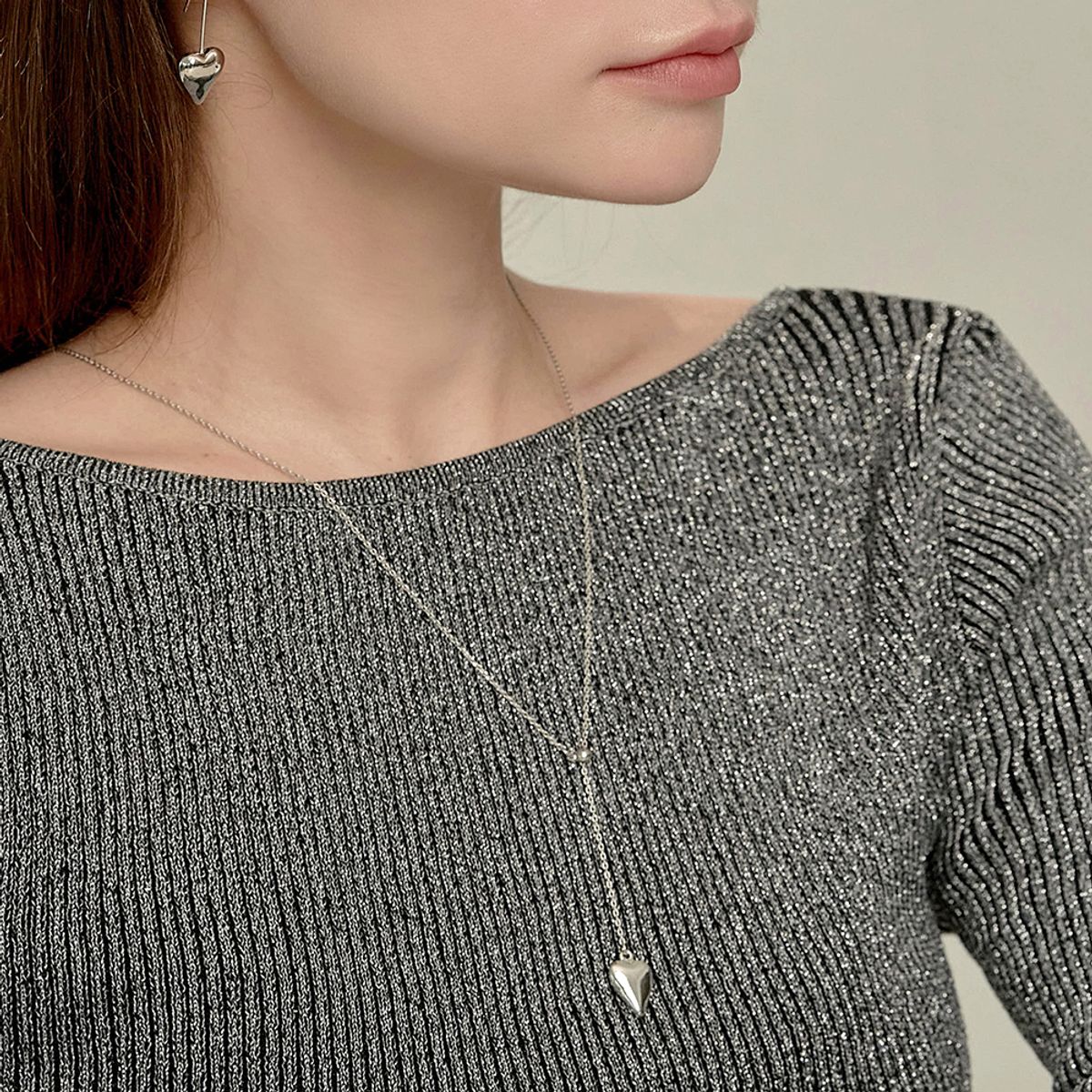 베스티(BESTY) [18k골드무니켈도금] 이터널 세레니티 슬라이드 목걸이 (Eternal Serenity Slide Necklace)