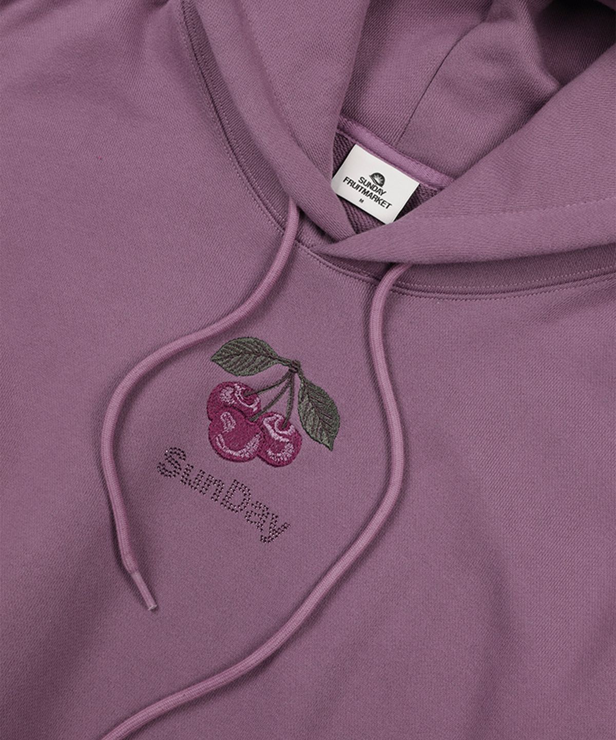 선데이후르츠마켓(SUNDAY FRUIT MARKET) CHERRY SUNDAY HOODIE PURPLE