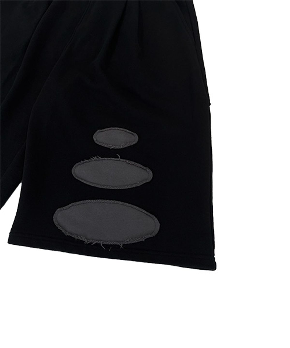 더콜디스트모먼트(THECOLDESTMOMENT) TCM stone half sweat pants (black)