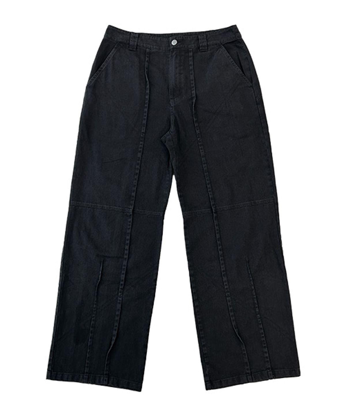 더콜디스트모먼트(THE COLDEST MOMENT) TCM stitch pants (black)