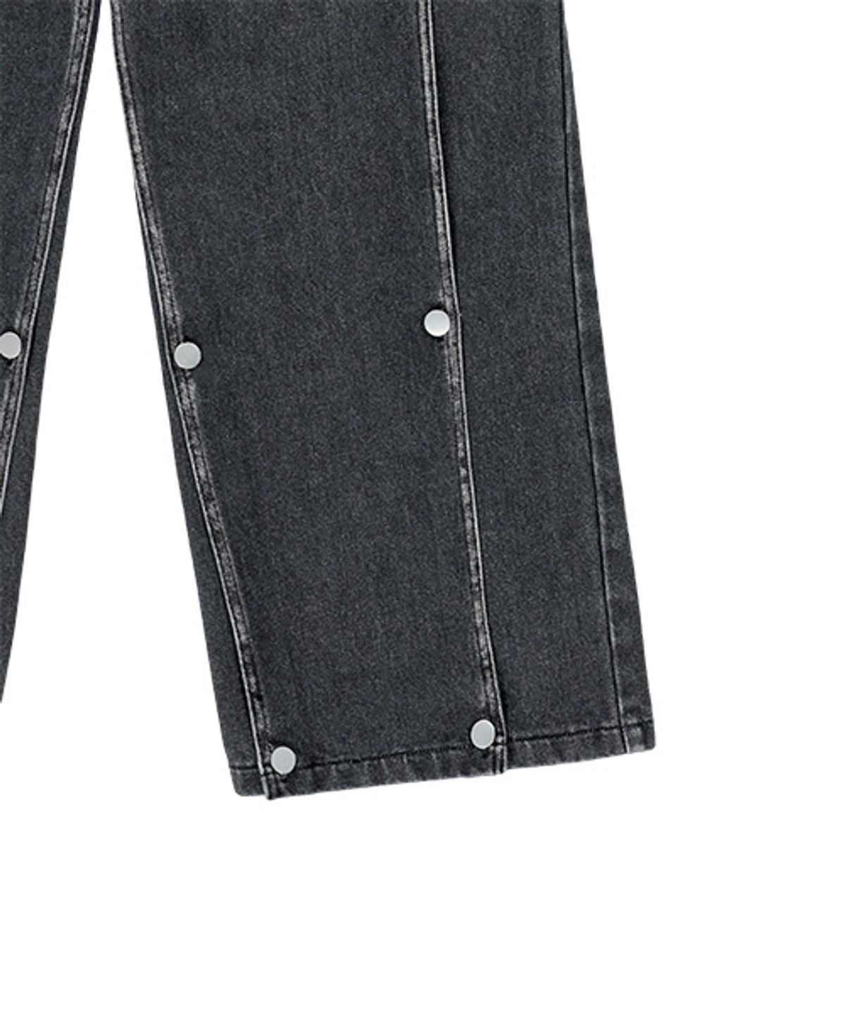 더콜디스트모먼트(THE COLDEST MOMENT) TCM canton denim pants (black)