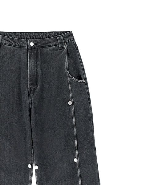 MUSINSA | THE COLDEST MOMENT TCM canton denim pants (black)
