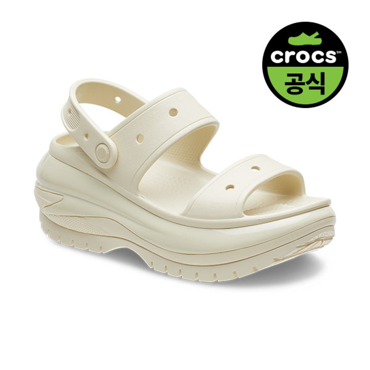 크록스(CROCS) 공용 메가 크러쉬 샌들 BONE (24SUSD207989)