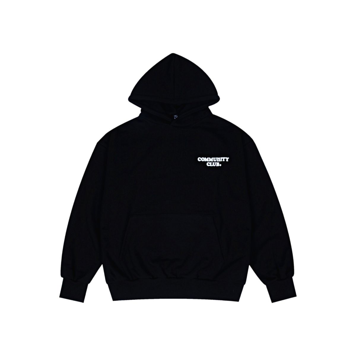 커뮤니티클럽(COMMUNITY CLUB) UNITY 로고 후디 (블랙)