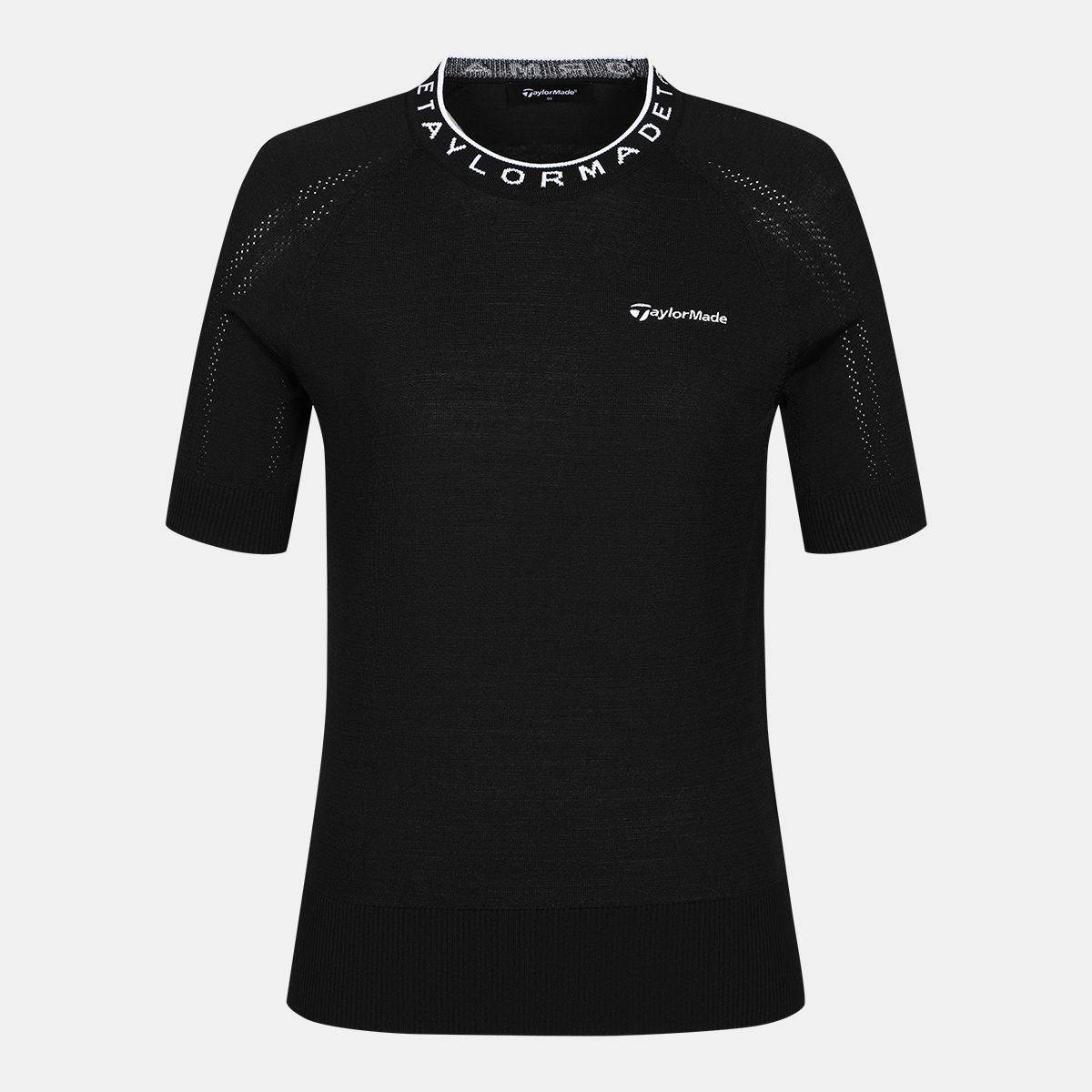 테일러메이드 어패럴(TAYLORMADE APPAREL) 여성 반팔 라운드 니트 TSN-61HG22-199