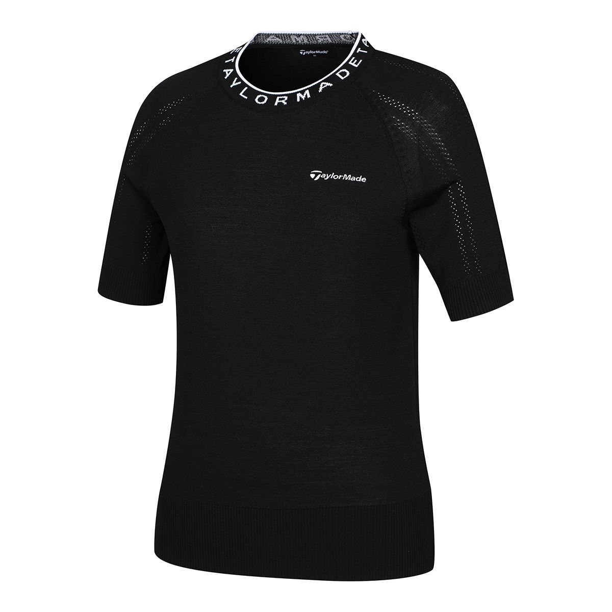 테일러메이드 어패럴(TAYLORMADE APPAREL) 여성 반팔 라운드 니트 TSN-61HG22-199