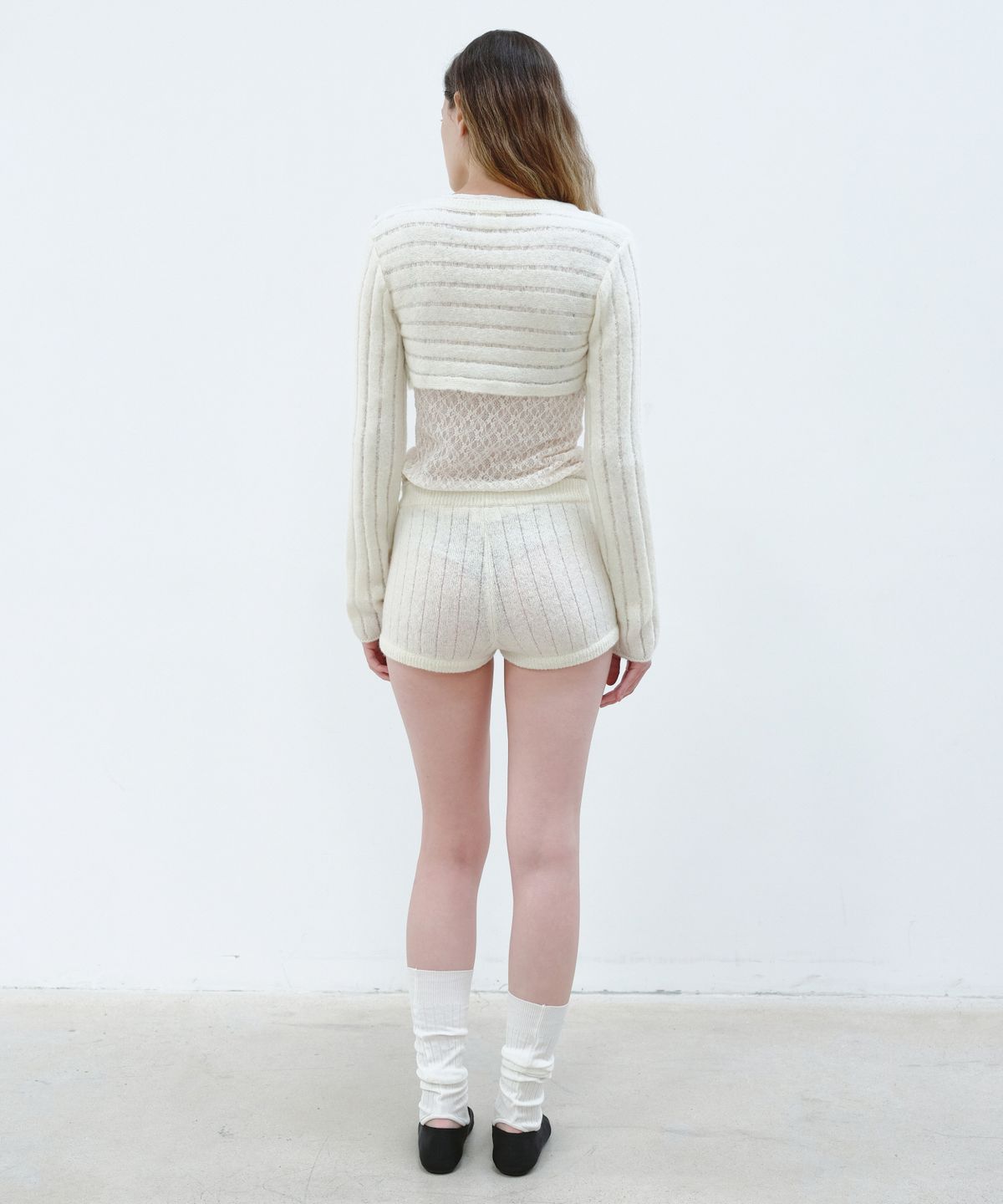 아옵트(AOPT) CROPPED BOLERO CARDIGAN - IVORY