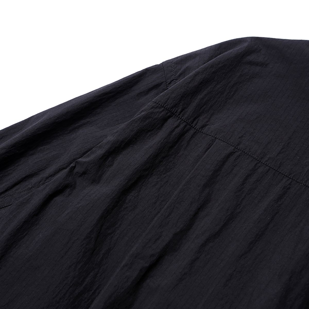 모이프(MOIF) [SS24]FLYER SHIRT JACKET / BLACK RIPSTOP