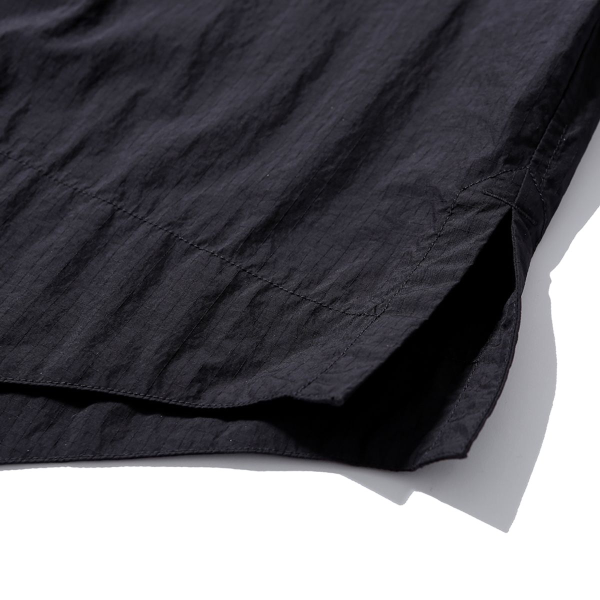 모이프(MOIF) [SS24]FLYER SHIRT JACKET / BLACK RIPSTOP