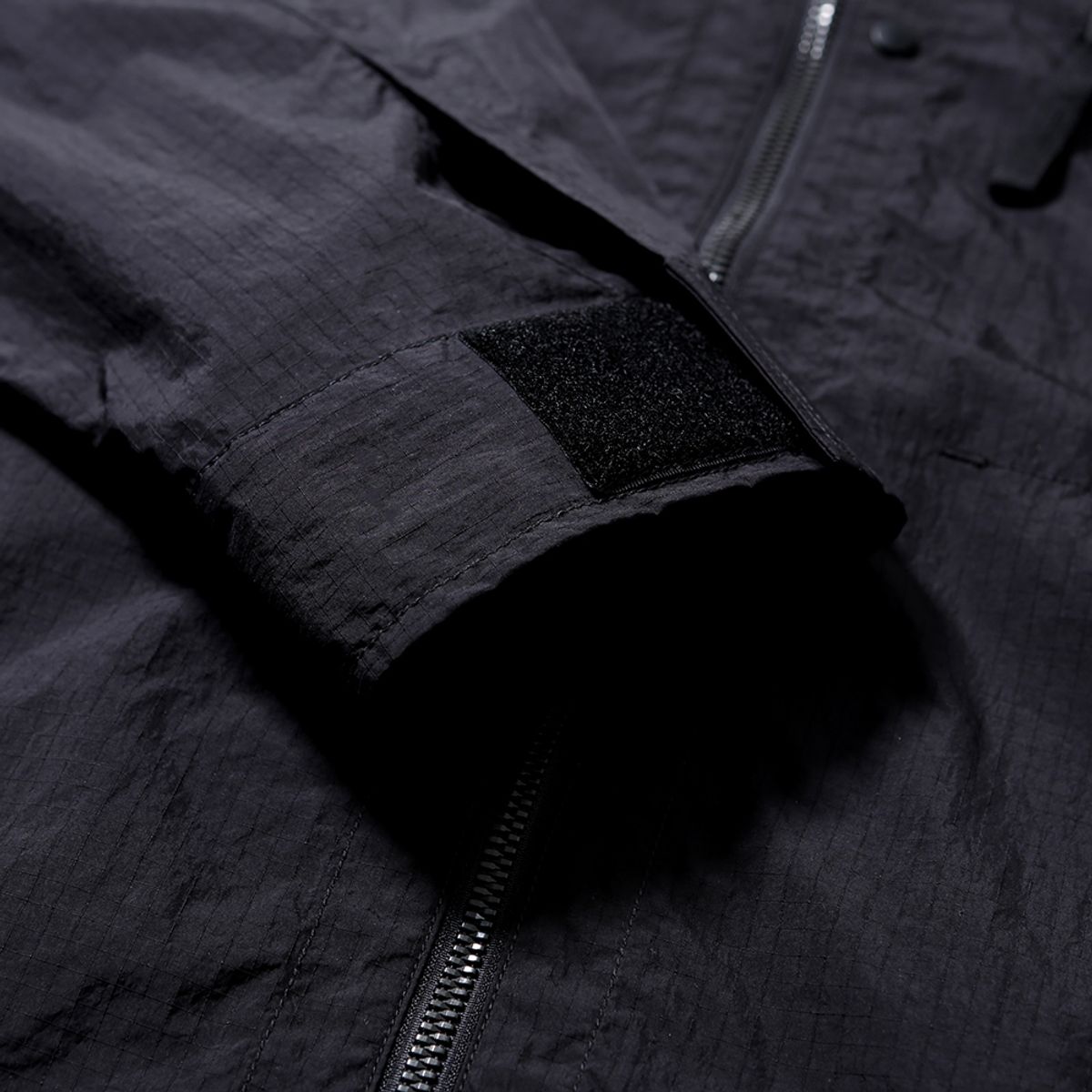 모이프(MOIF) [SS24]FLYER SHIRT JACKET / BLACK RIPSTOP