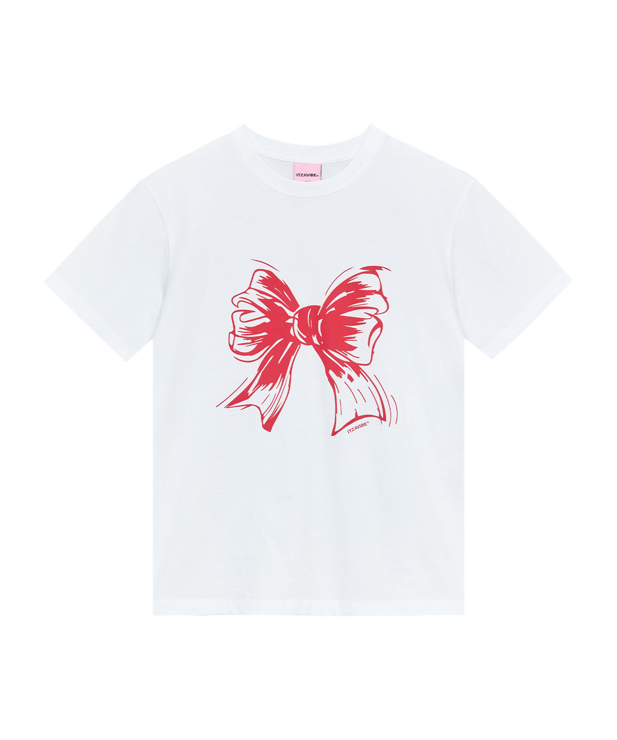 【ITZAVIBE】RIBBON LOGO SLIM FIT T SHIRT MUSINSA | ITZAVIBE RIBBON LOGO SLIM FIT T SHIRT - NAVY
