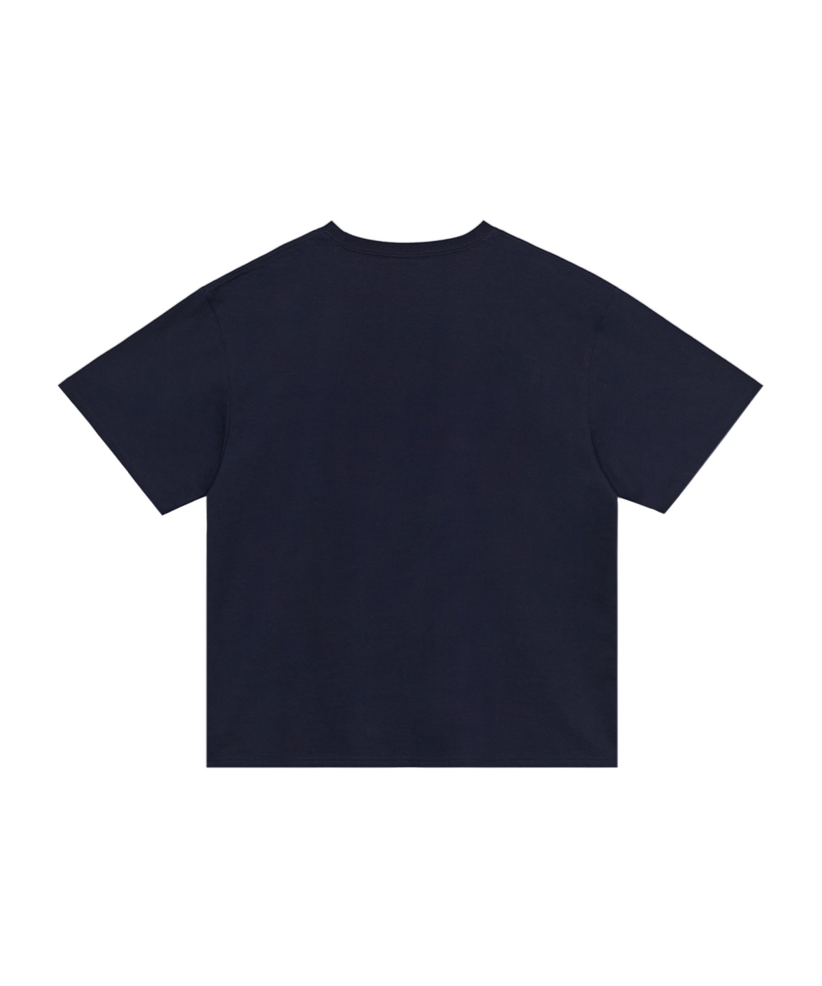 잇자바이브(ITZAVIBE) RIBBON LOGO T SHIRT - NAVY