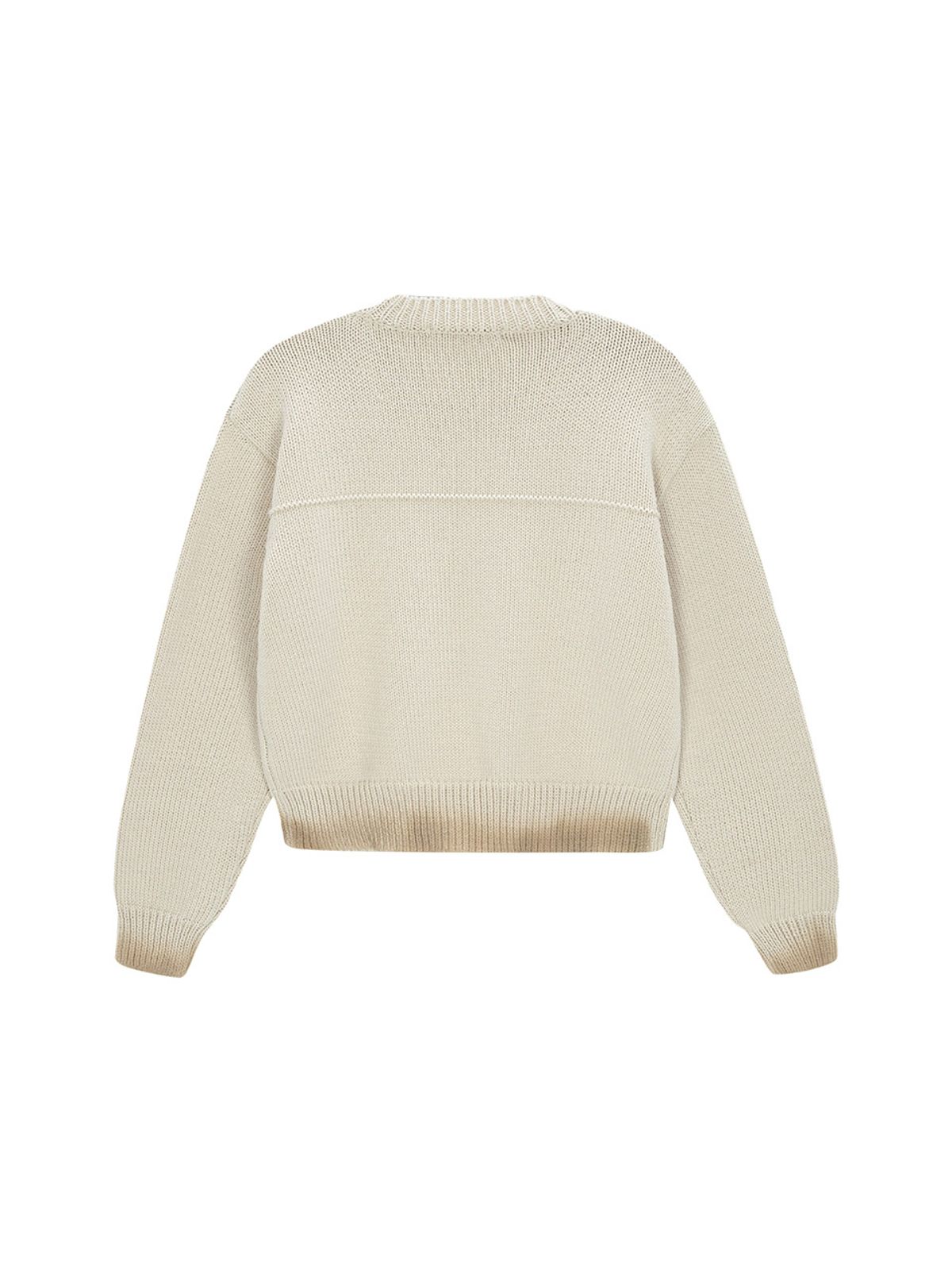 샐러드바구니(SALAD BAGUNI) Spray Pattern Knit - beige
