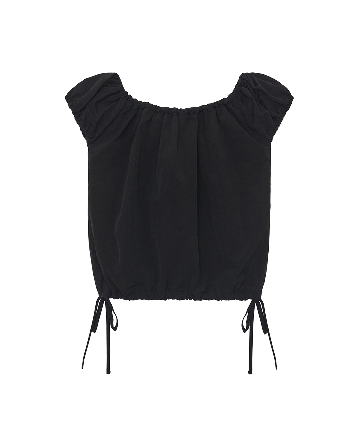 잇자바이브(ITZAVIBE) VOLUME NYLON WINDBREAKER - BLACK