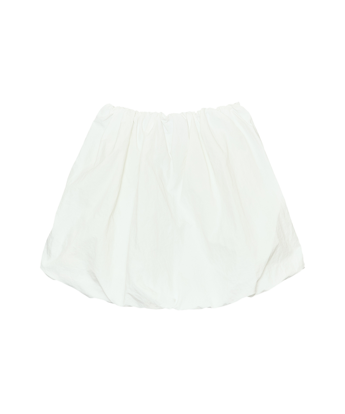잇자바이브(ITZAVIBE) VOLUME NYLON SKIRT - WHITE