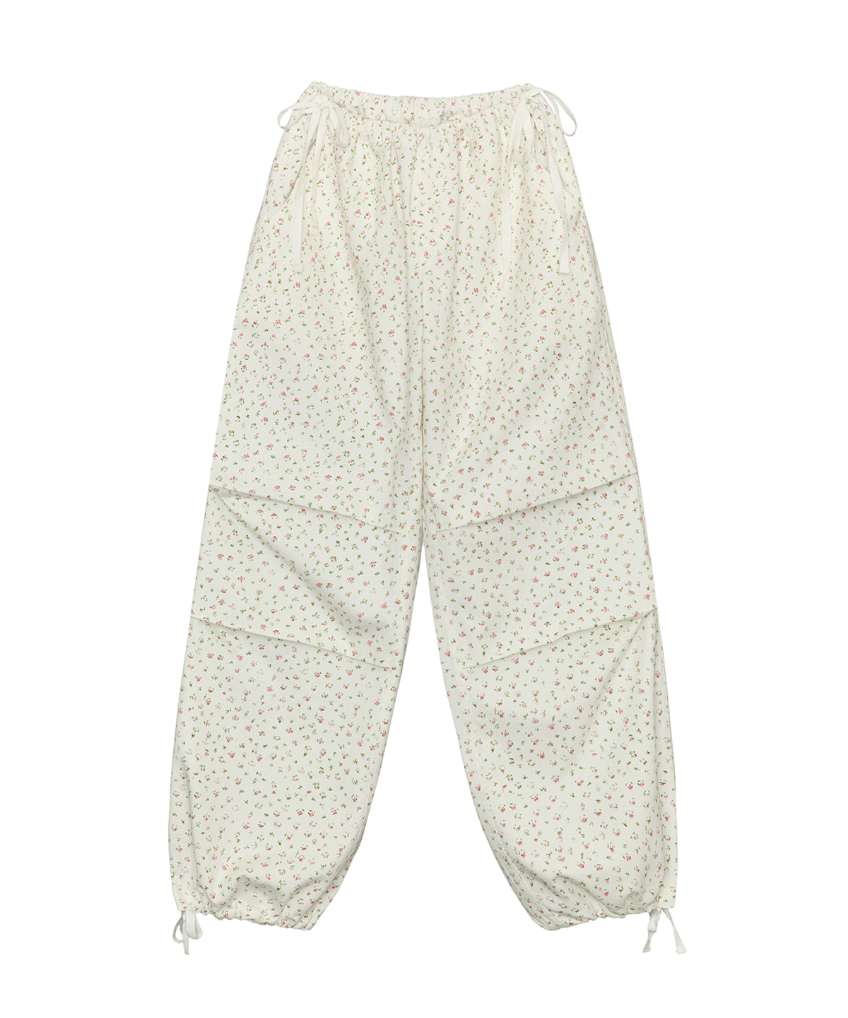잇자바이브(ITZAVIBE) FLOWER GARDEN BANDING PANTS - IVORY