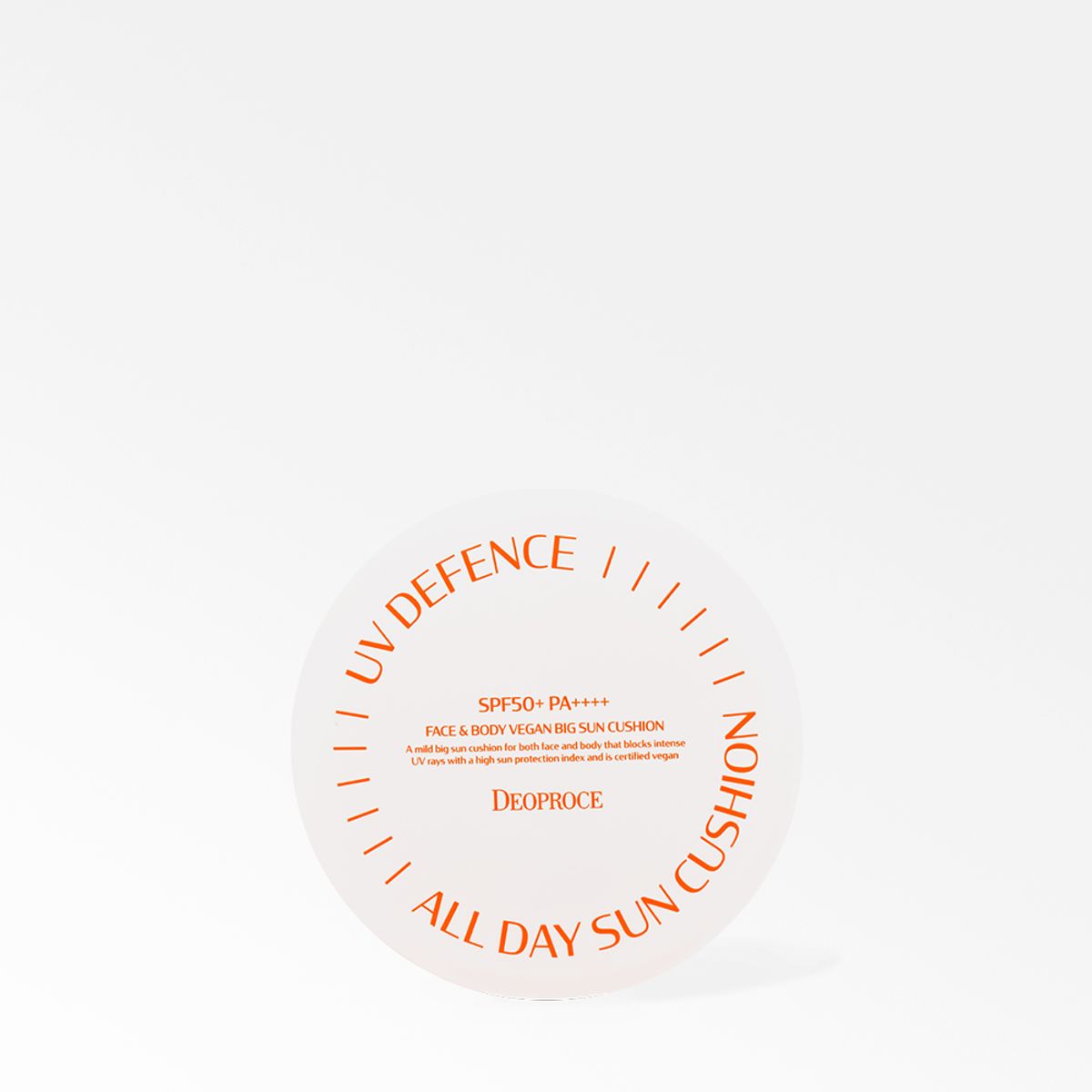디오프러스(DEOPROCE) 비건 유브이 디펜스 올 데이 선 쿠션 SPF50+ PA++++ 25g