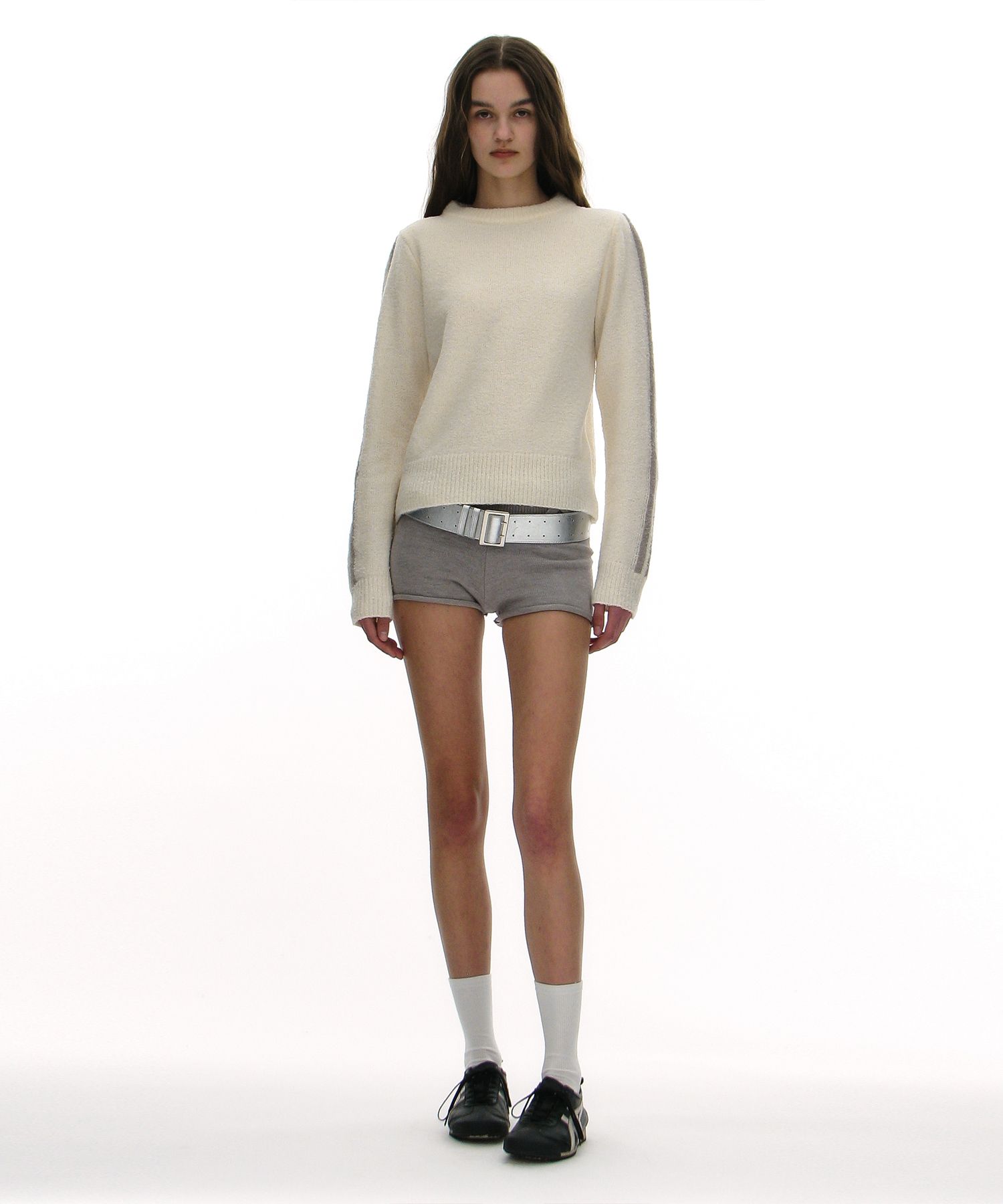 小物 PARTIMENTO WOMEN (Set) Belt MUSINSA | PARTIMENTO WOMEN Wide Leather Belt_Silver