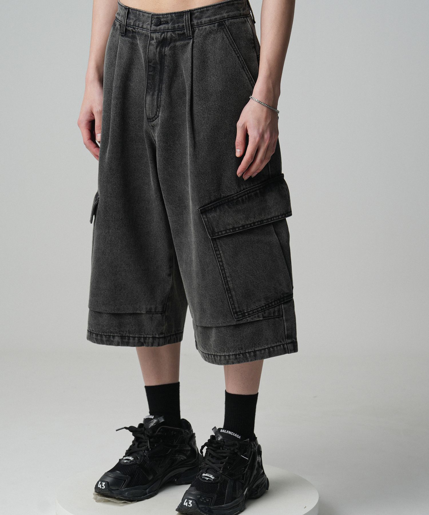 ★2024SS新作★AVANDRESS★Side Big Denim Shorts MUSINSA | AVANDRESS Side Big Denim Shorts - 4COL