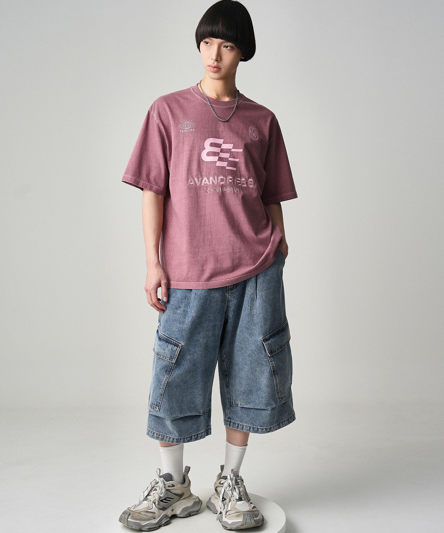 MUSINSA公式 | AVANDRESS Side Big Denim Shorts - 4COL