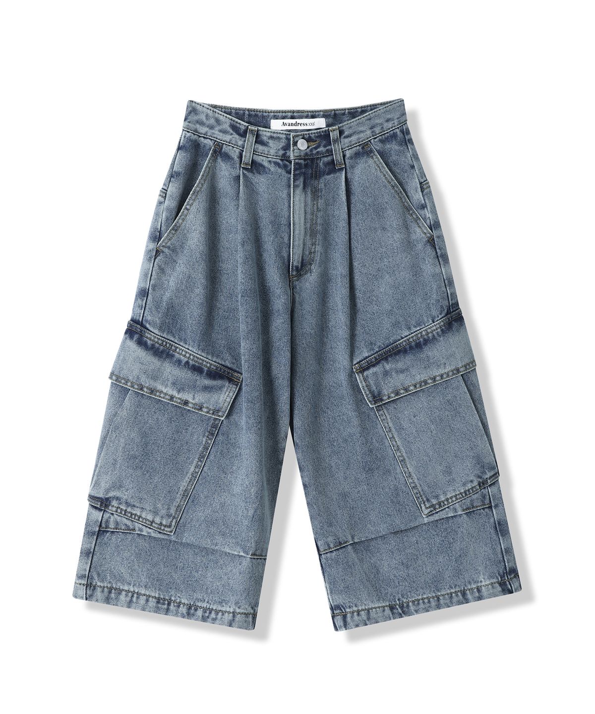 어반드레스(AVANDRESS) Side Big Denim Shorts - 4COL