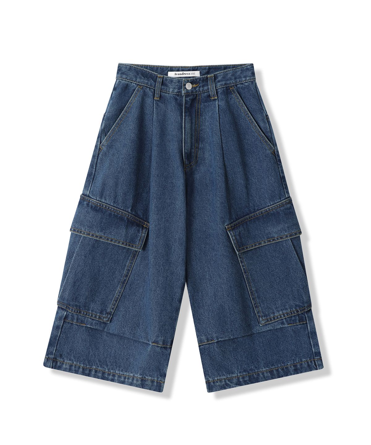 어반드레스(AVANDRESS) Side Big Denim Shorts - 4COL