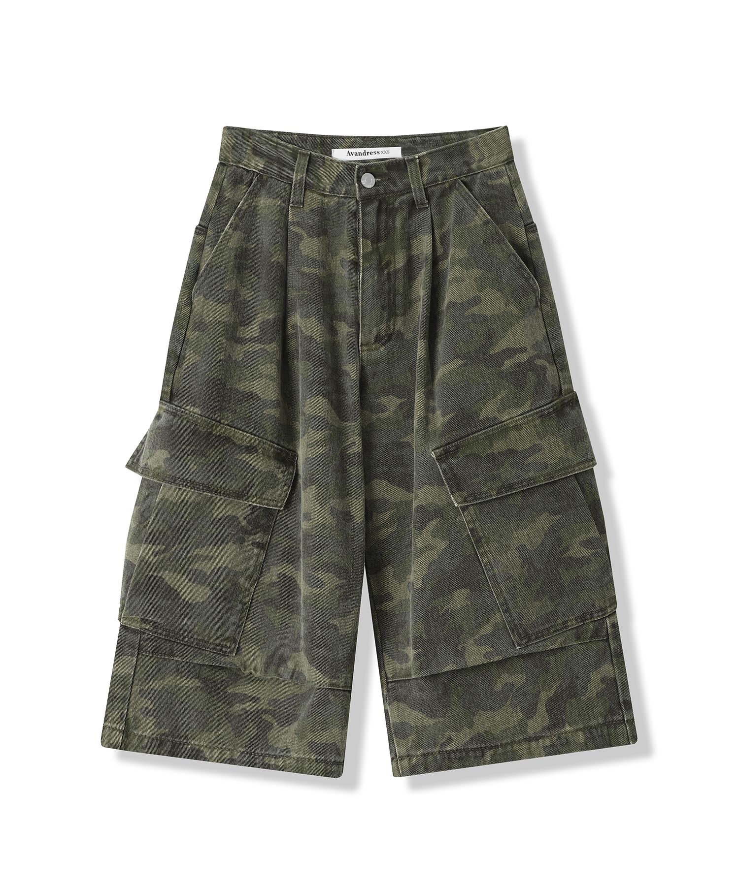 MUSINSA | AVANDRESS Side Big Denim Shorts - 4COL