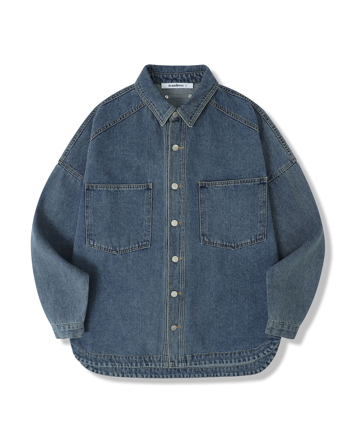 어반드레스(AVANDRESS) Buko Pocket Denim Shirt BLACK