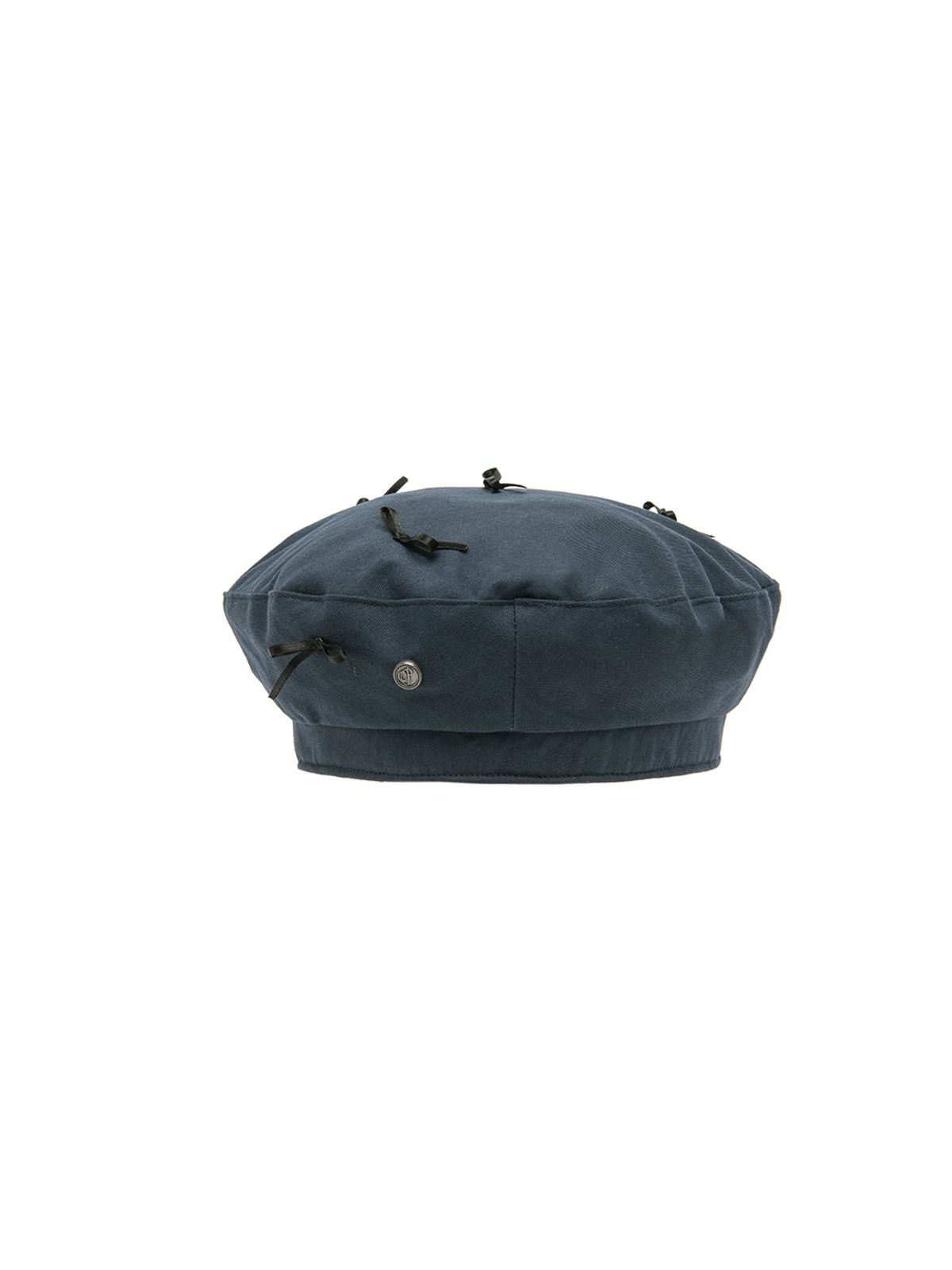 포에지담(POESIEDAME) COTTON BOW BERET IN NAVY