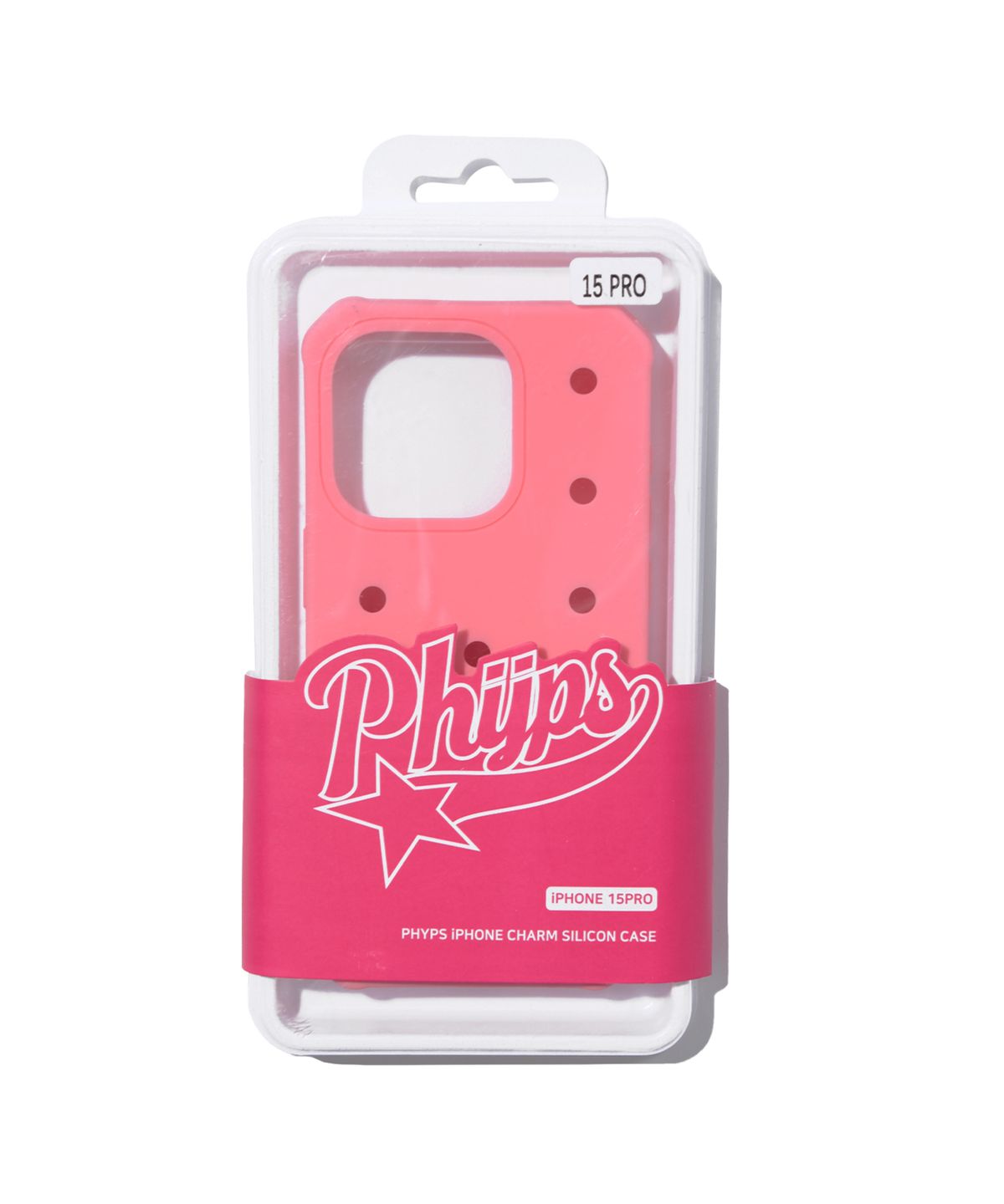 피지컬 디파트먼트(PHYSICAL DEPARTMENT) 이너피스 지비츠 파츠 6SET + IPHONE 15 PRO 케이스 핑크