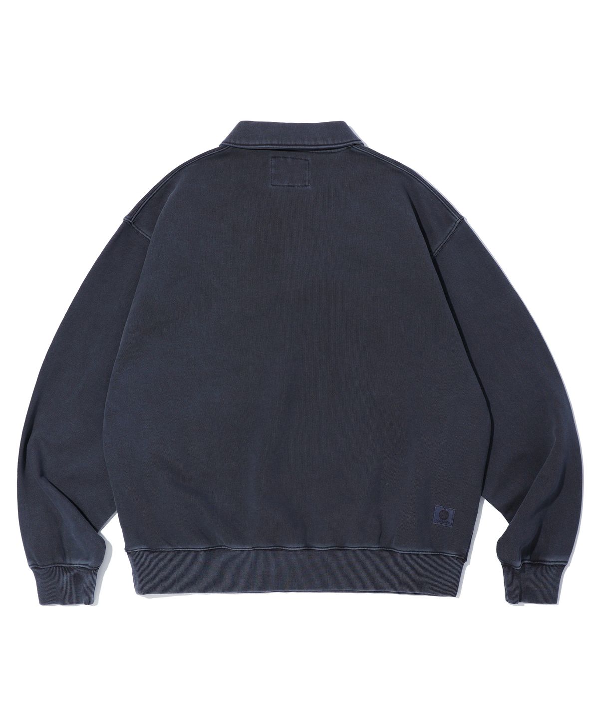 사운즈라이프(SOUNDSLIFE) Dyed Half Sweatshirts Dark Navy