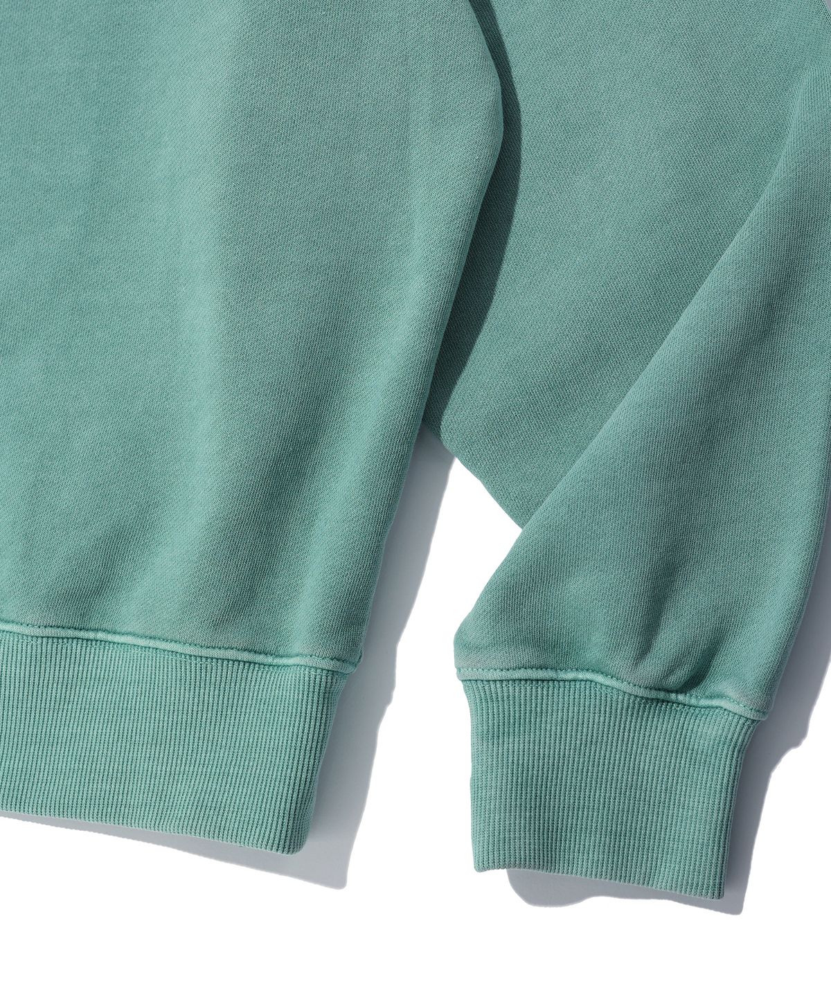 사운즈라이프(SOUNDSLIFE) Dyed Half Sweatshirts Green