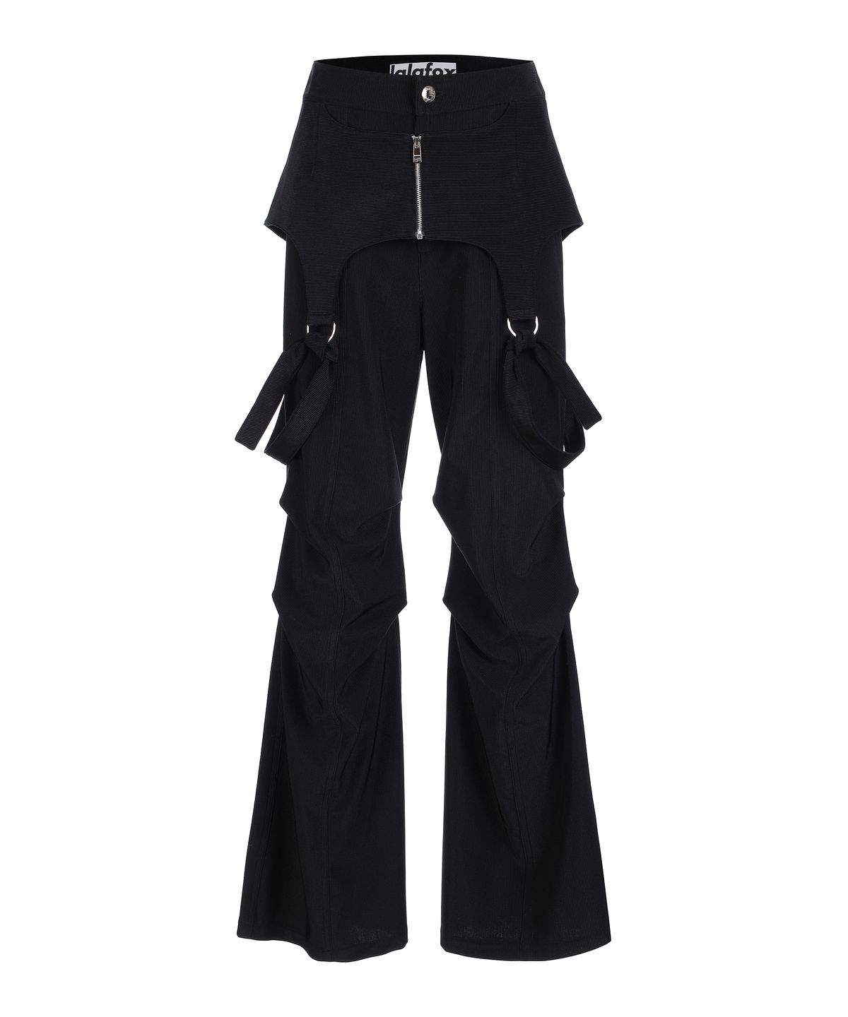 라라폭스(LALAFOX) TWO-WAY ZIPPER PANTS BLACK BQ2WP002