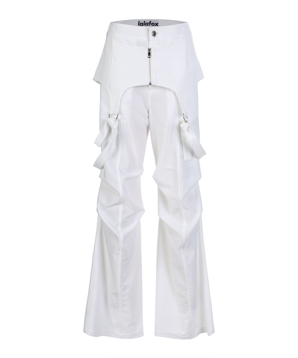 라라폭스(LALAFOX) TWO-WAY ZIPPER PANTS WHITE BQ2WP001