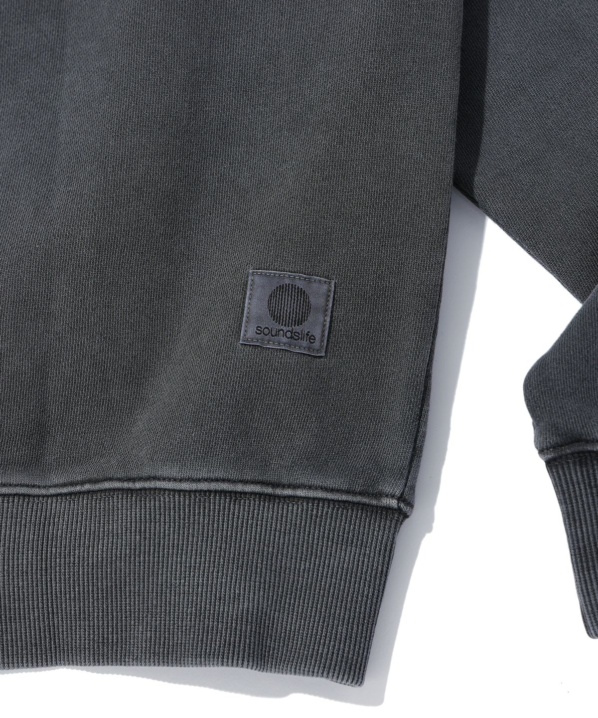 사운즈라이프(SOUNDSLIFE) Vintage Pigment Hoodie Zip Up Charcoal