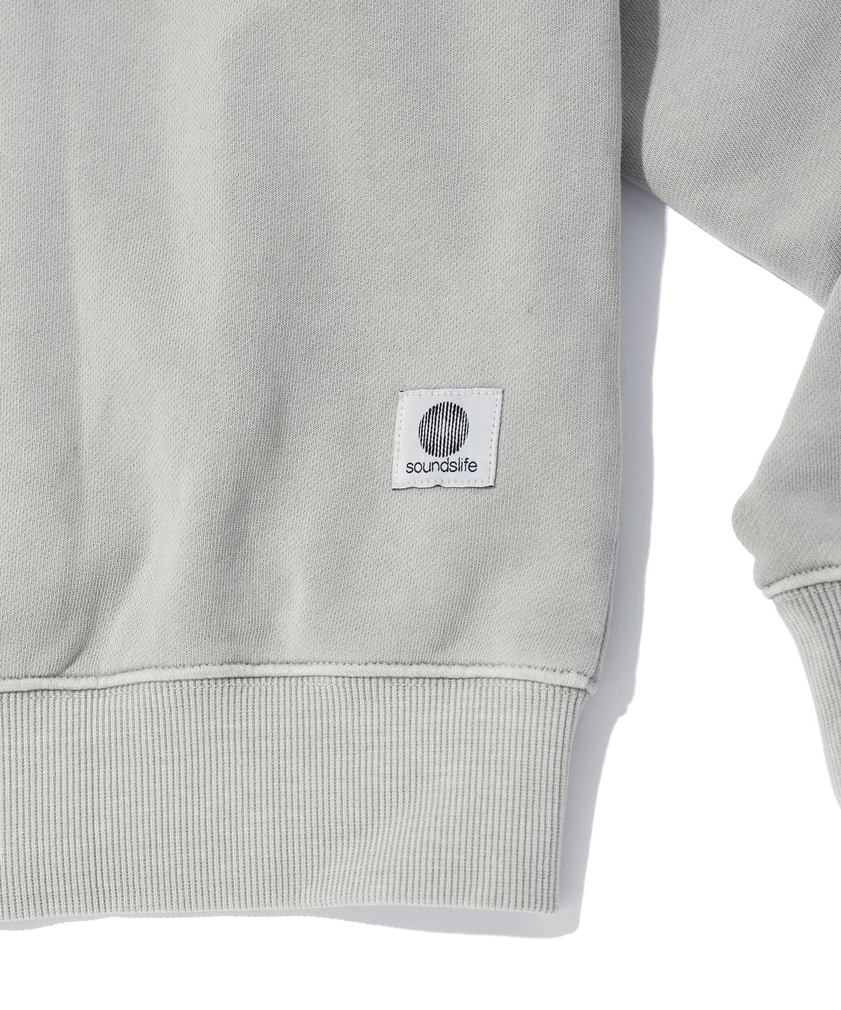 사운즈라이프(SOUNDSLIFE) Vintage Pigment Hoodie Zip Up Light Grey