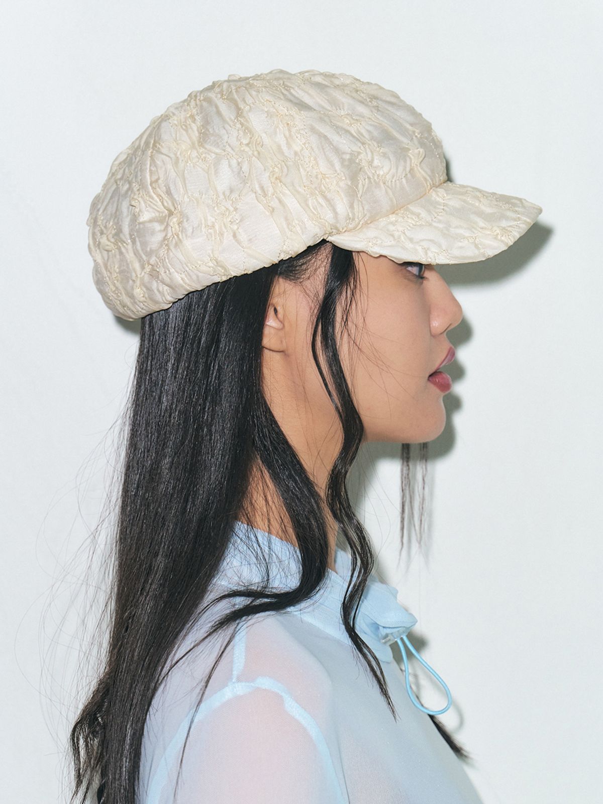 포에지담(POESIEDAME) PUFF MARGOT HAT IN BUTTER