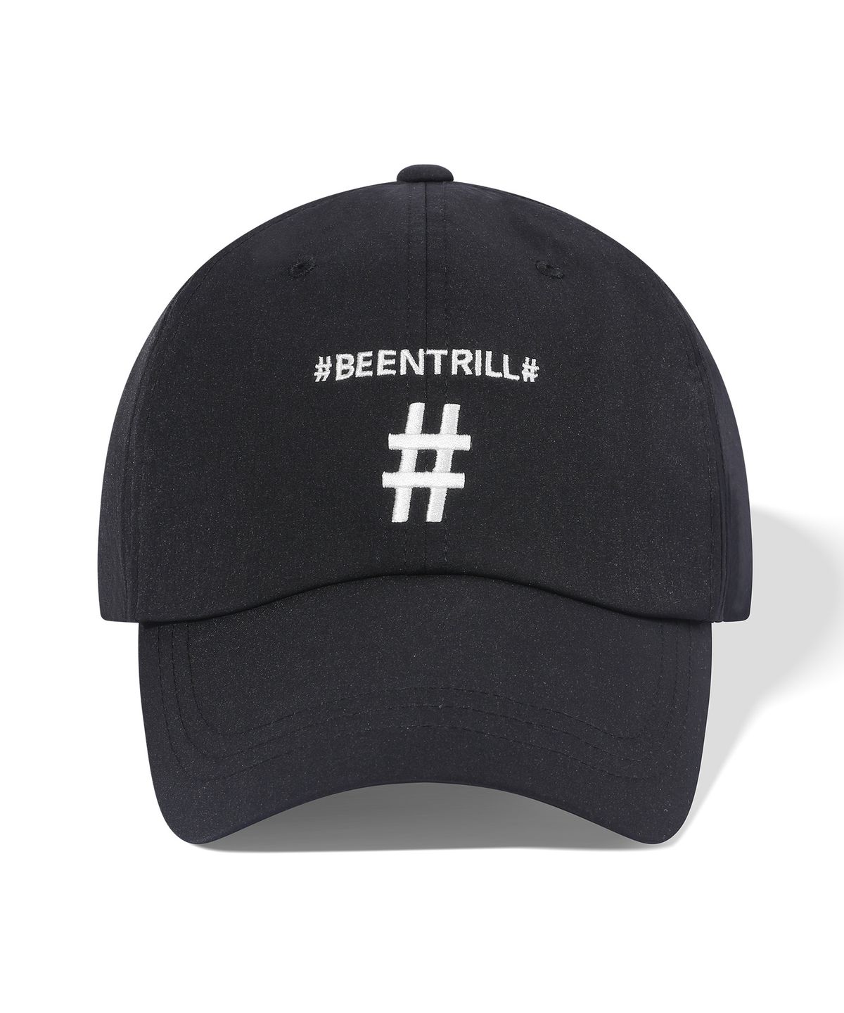 빈트릴(BEENTRILL) 우븐 테크 볼캡(블랙)