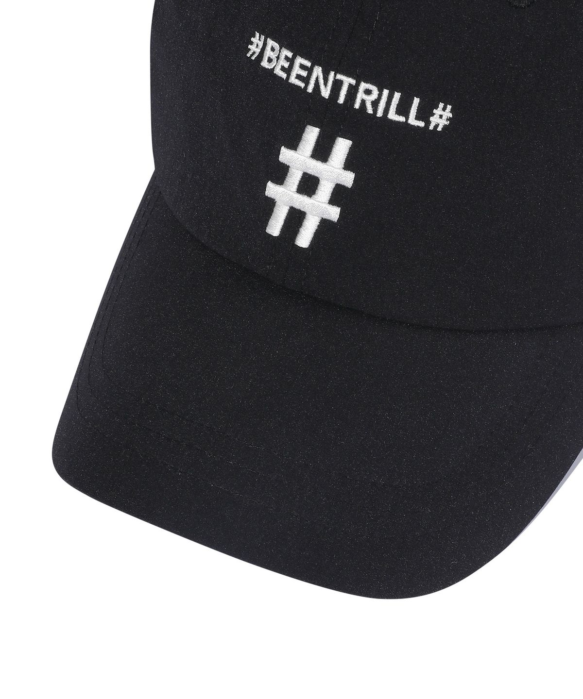 빈트릴(BEENTRILL) 우븐 테크 볼캡(블랙)