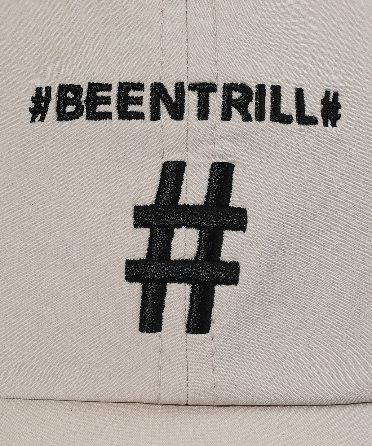 빈트릴(BEENTRILL) 우븐 테크 볼캡(라이트 베이지)