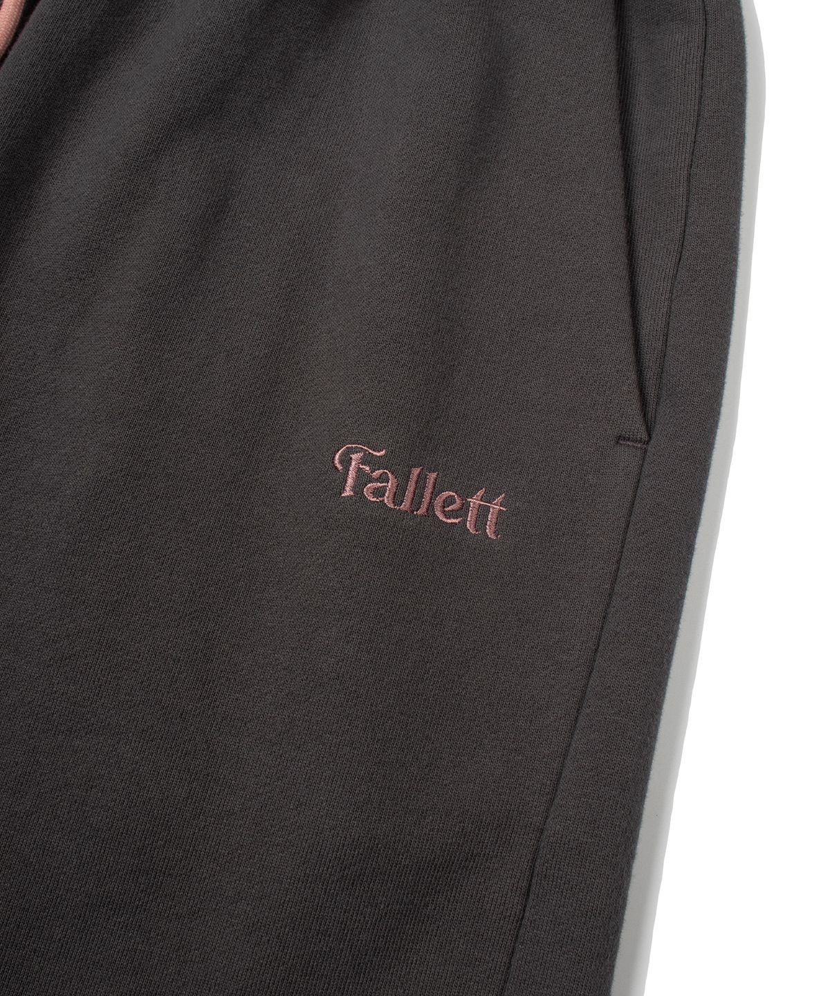 팔렛(FALLETT) 컬러 블록 스웻 쇼츠 차콜