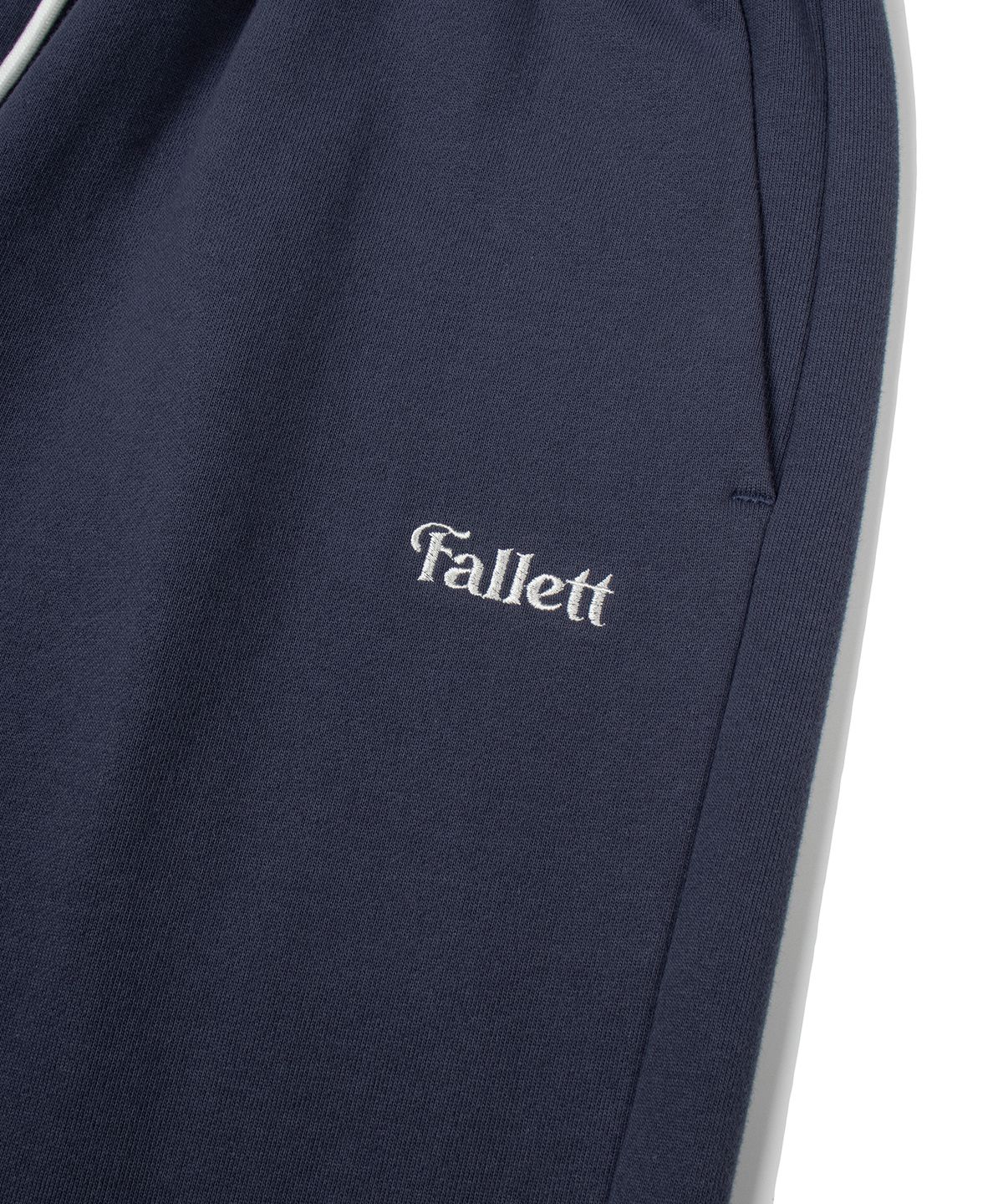 팔렛(FALLETT) 컬러 블록 스웻 쇼츠 네이비