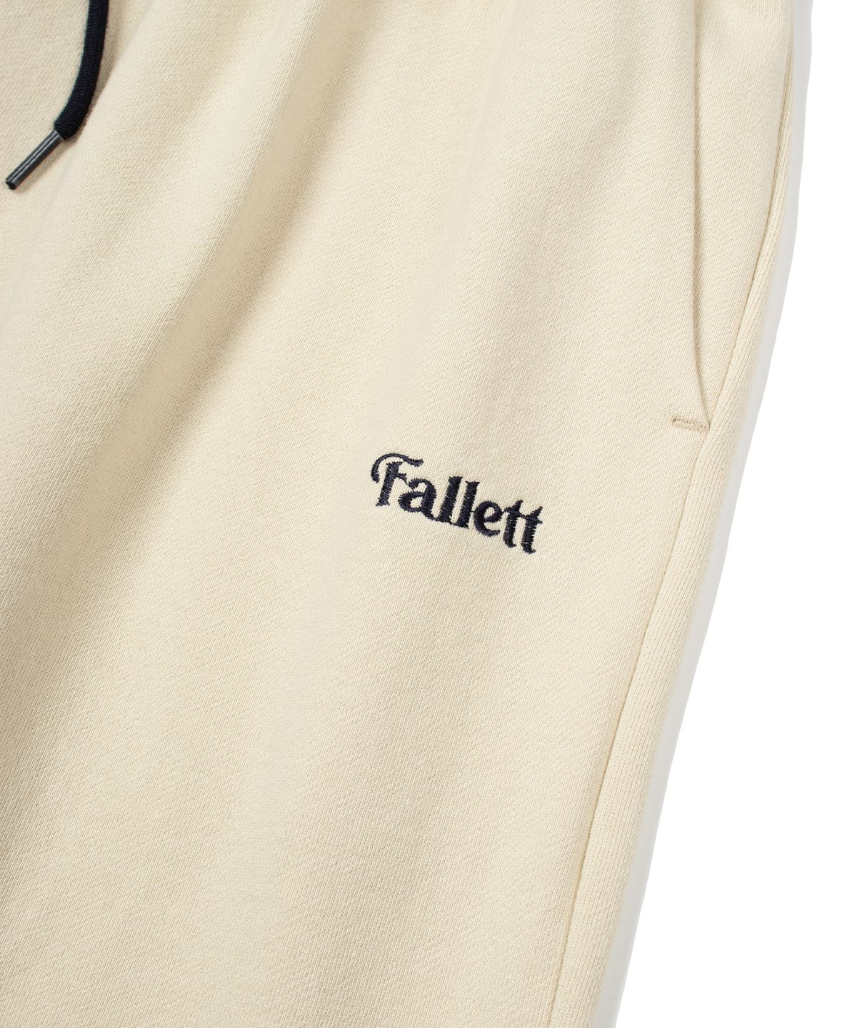 팔렛(FALLETT) 컬러 블록 스웻 쇼츠 베이지