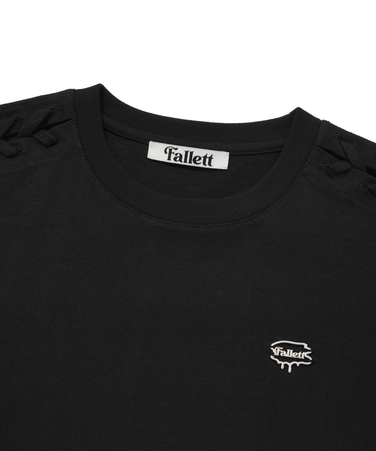 팔렛(FALLETT) 보헤미안 반팔티 블랙